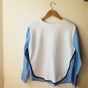 JINI women’s cotton striped cream